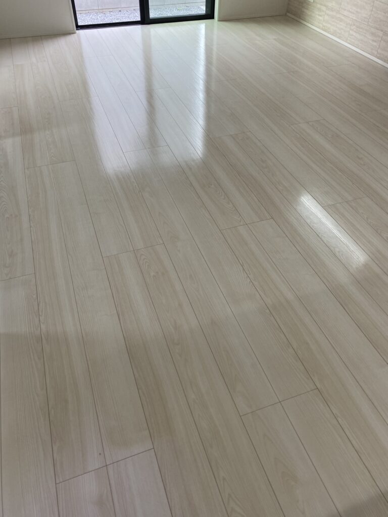 川口市のフロアコーティング施工事例｜新築戸建て×シリコンコーティング＋水回り｜タクトホーム