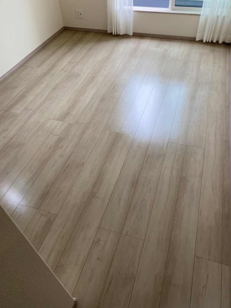 入間市のフロアコーティング施工事例｜新築戸建て×ガラスコーティング＋防カビ｜飯田産業
