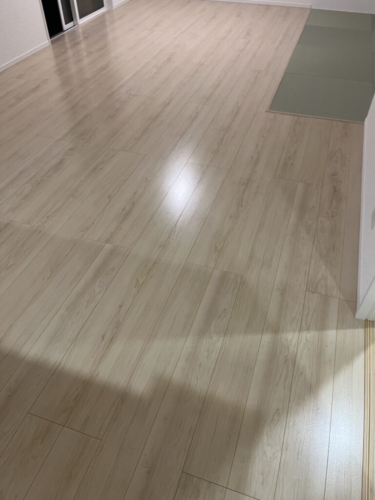 富津市のフロアコーティング施工事例｜新築戸建て×シリコンコーティング｜アーネストワン