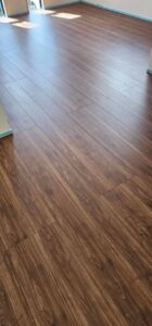 フロアコーティング施工後のリビング